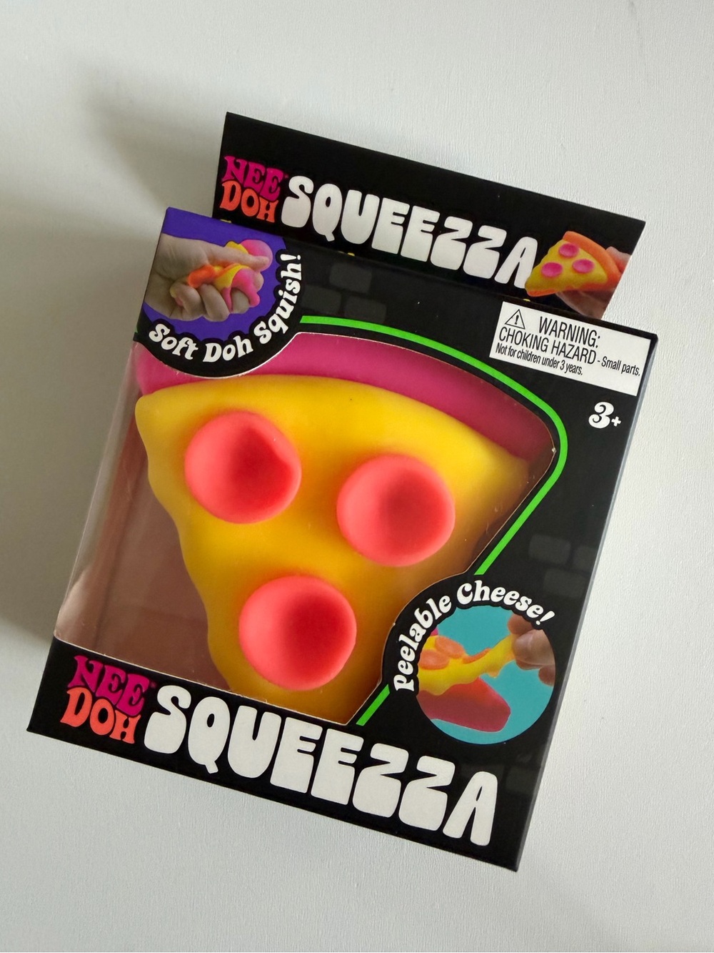 NeeDoh Squeezza Pizza Squishy